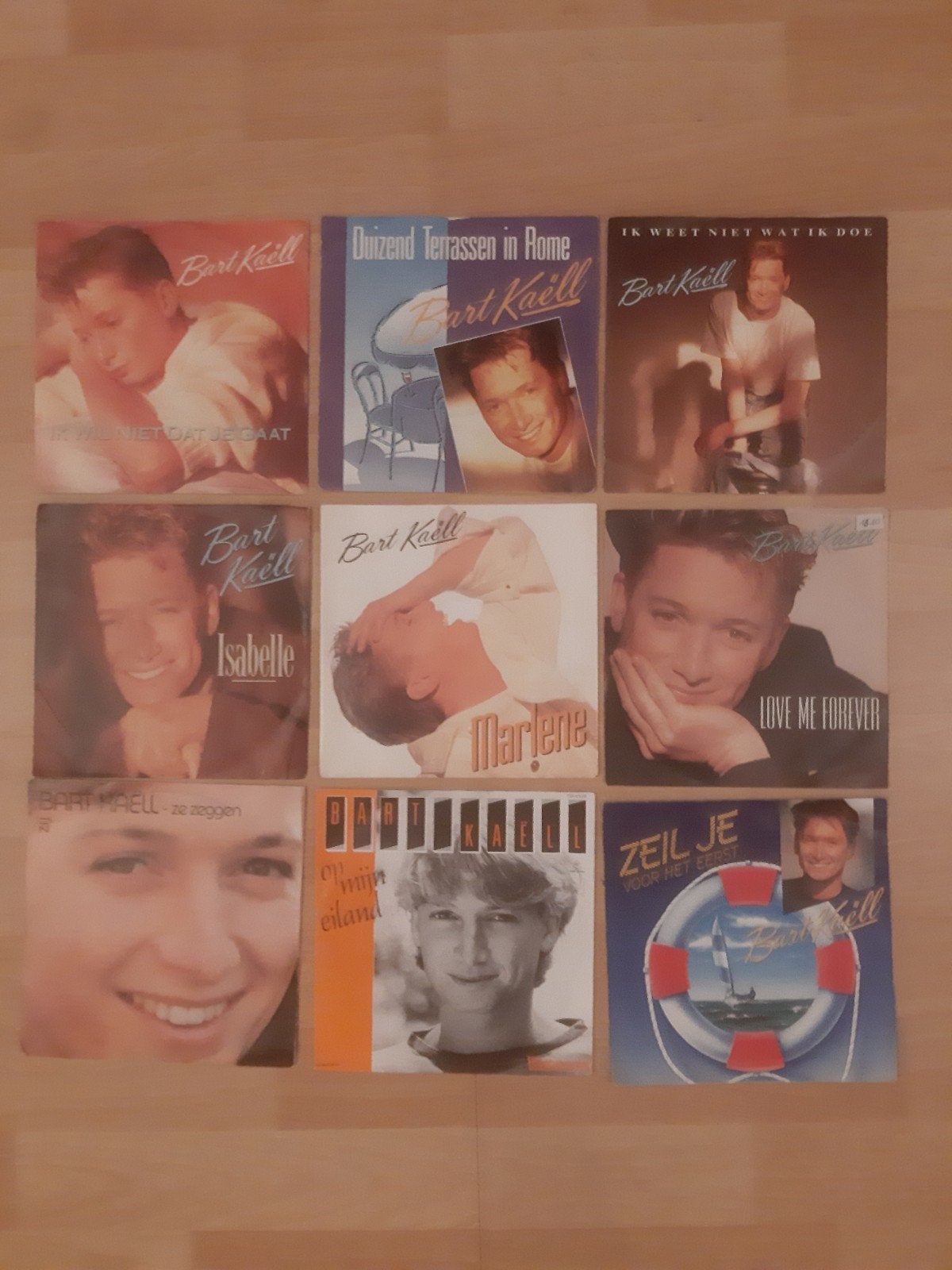 9 singles Bart Kaell !, Enlèvement ou Envoi, Utilisé, 7 inch, En néerlandais