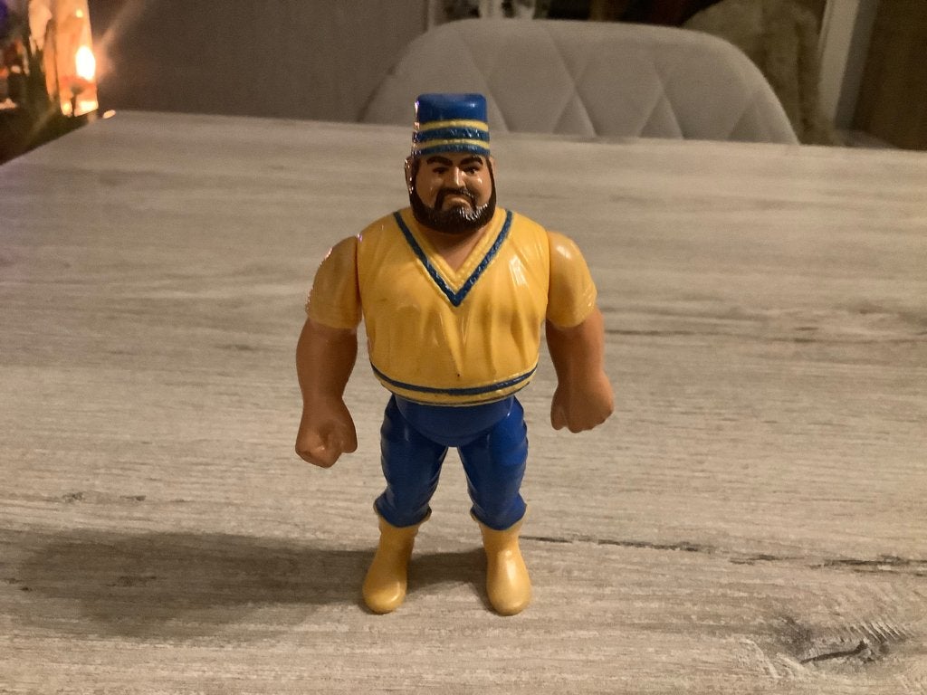 WWF Akeem, le personnage du rêve africain (1990) (12 cm), Collections, Enlèvement ou Envoi, Utilisé