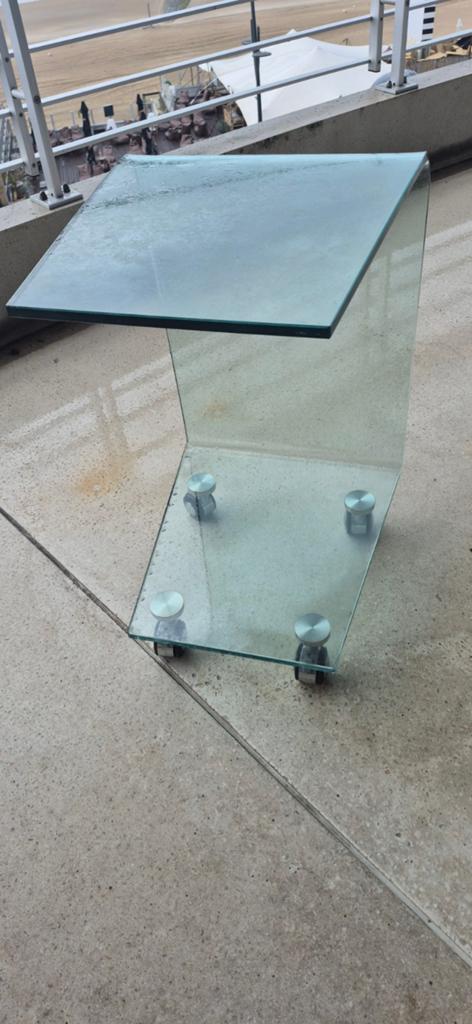 Bijzettafel, Ophalen
