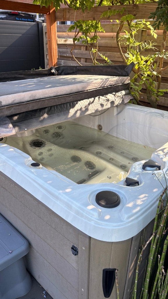 jacuzzi, Ophalen of Verzenden, Gebruikt, Afdekzeil, Vast