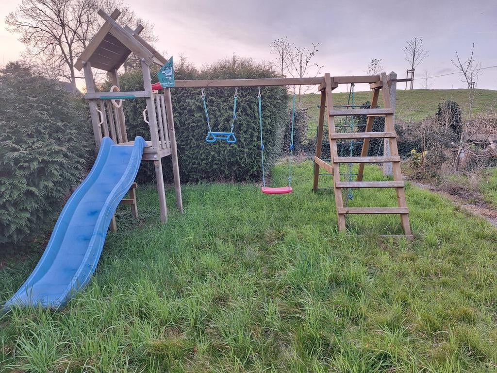 Speelhuisje, Kinderen en Baby's, Speelgoed | Buiten | Speeltoestellen, Ophalen, Gebruikt, Klimnet