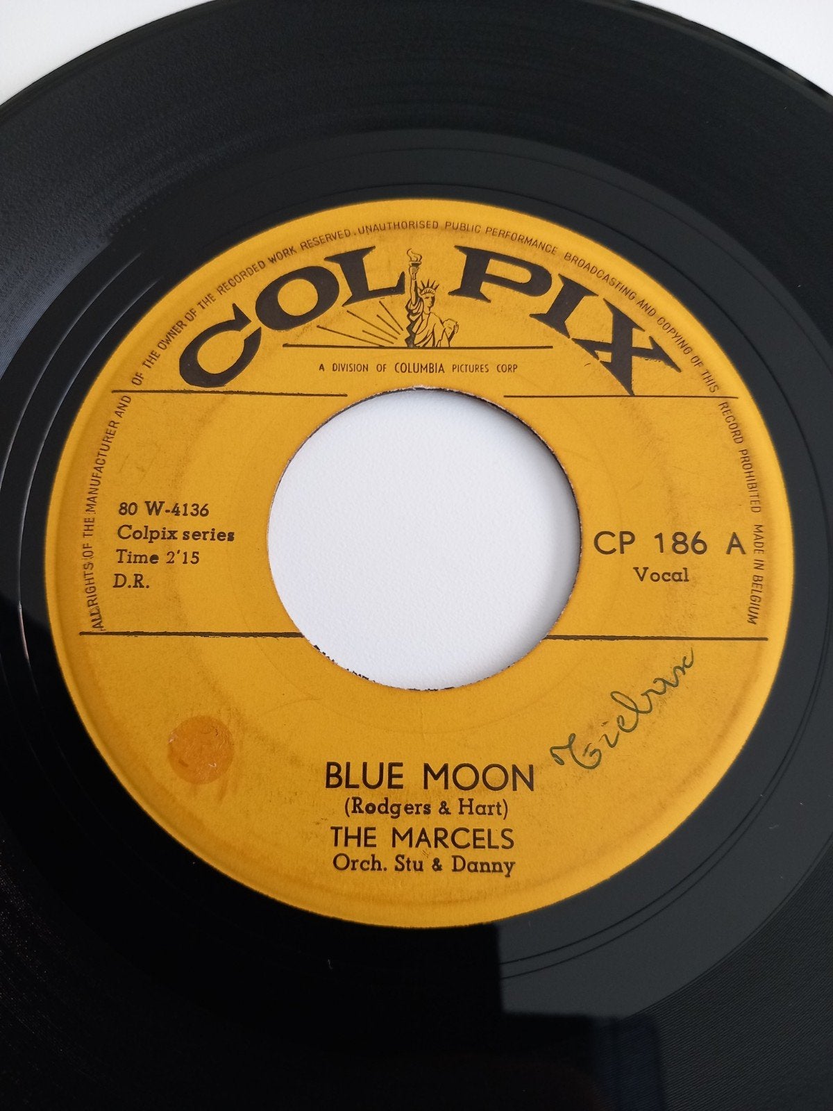 THE MARCELS. BLUE MOON. 60s OLDIES 45T, Enlèvement ou Envoi