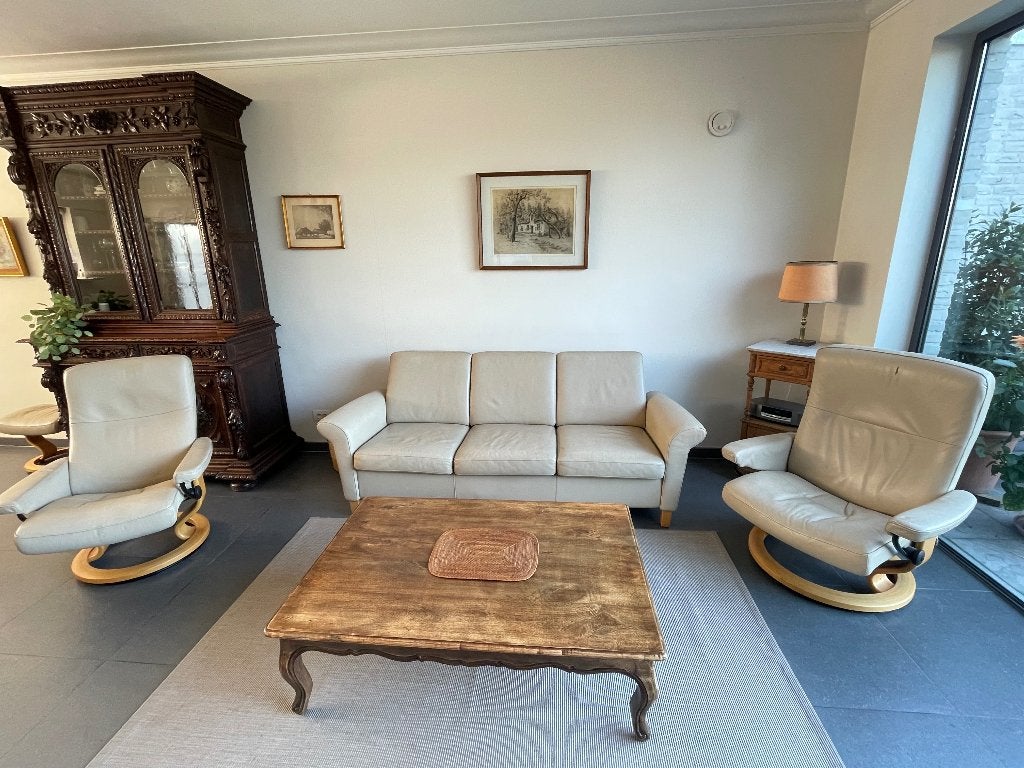 Set zetels Stressless, Huis en Inrichting, Ophalen, Gebruikt, Hout, Hedendaags