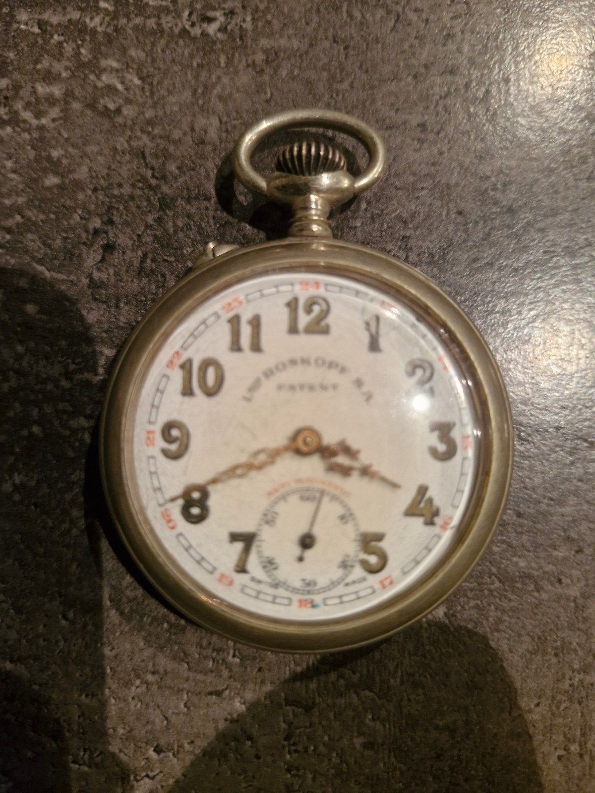Montre de poche Roskopf, Enlèvement ou Envoi, Montre de poche, Autres marques