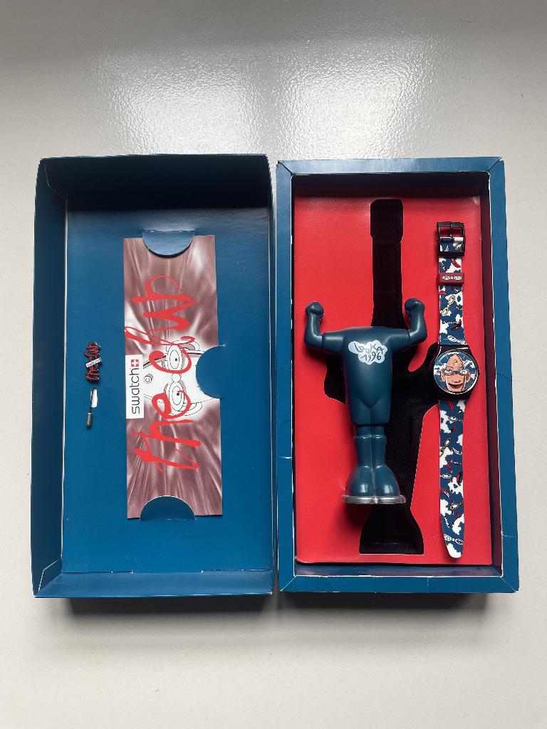 Swatch Looka GZ700 1996 Rare Club Edition Watch, Handtassen en Accessoires, Horloges | Dames, Kunststof, Polshorloge, Swatch, Nieuw