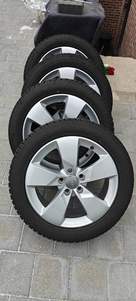 Audi winterset 225/50 R17, Auto-onderdelen, Banden en Velgen, Ophalen