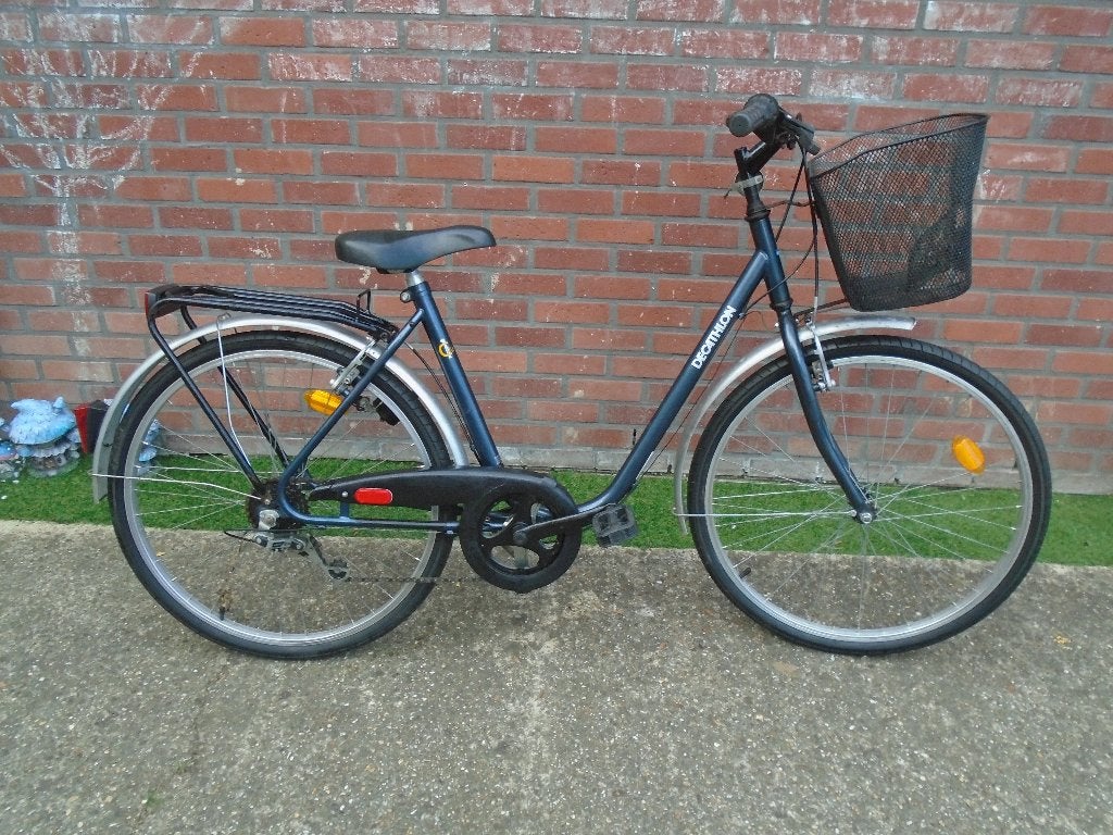 Damesfiets '' Decathlon '', Fietsen en Brommers, Ophalen, Gebruikt, Versnellingen
