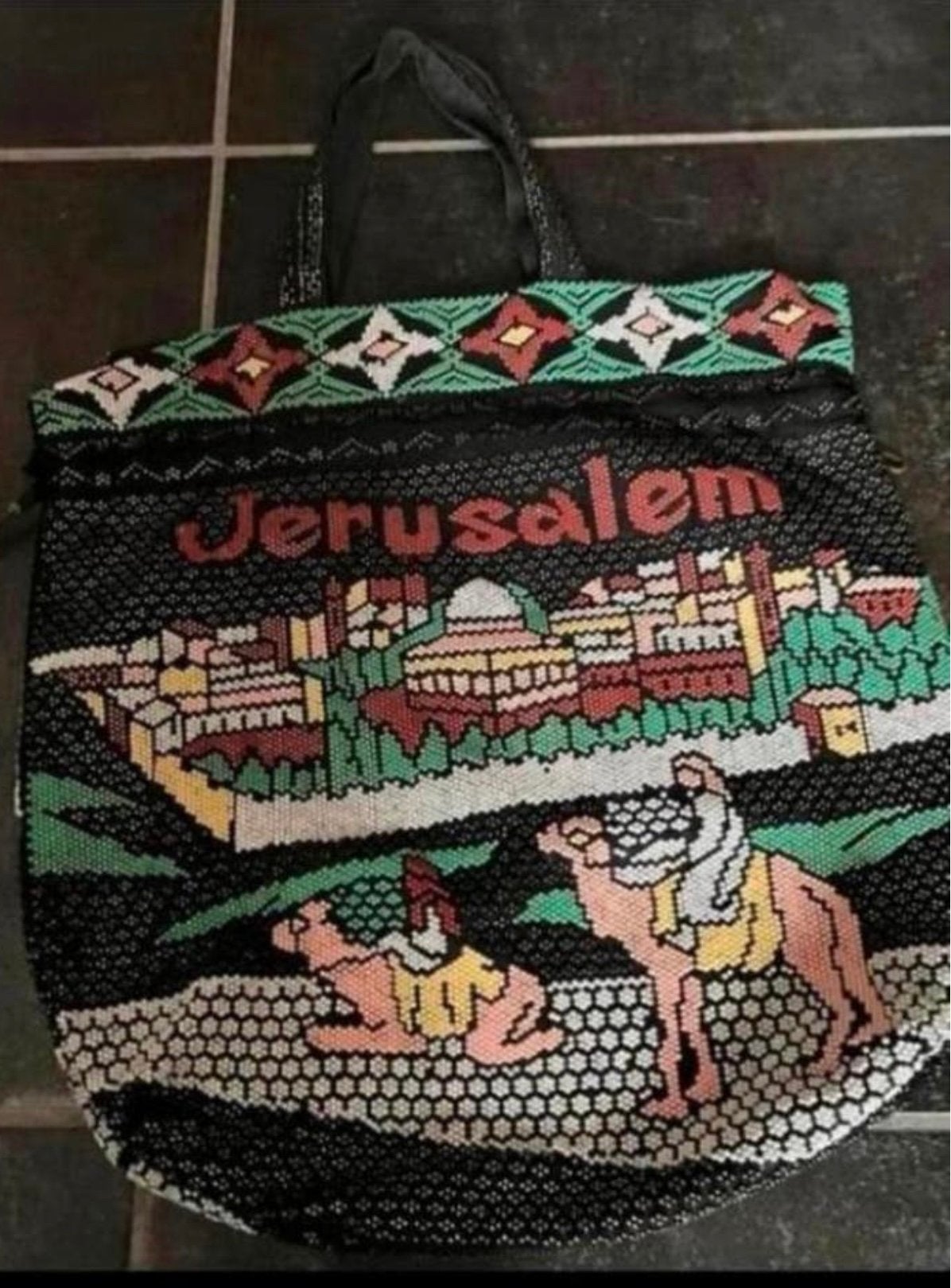 JERUSALEM ,MOOIE HANDGEMAAKTE TAS…ERG MOOI!!!!, Antiek en Kunst, Ophalen of Verzenden