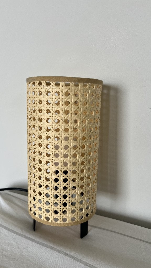 Lampe de chevet, Beige, 26 cm, Comme neuf, Enlèvement