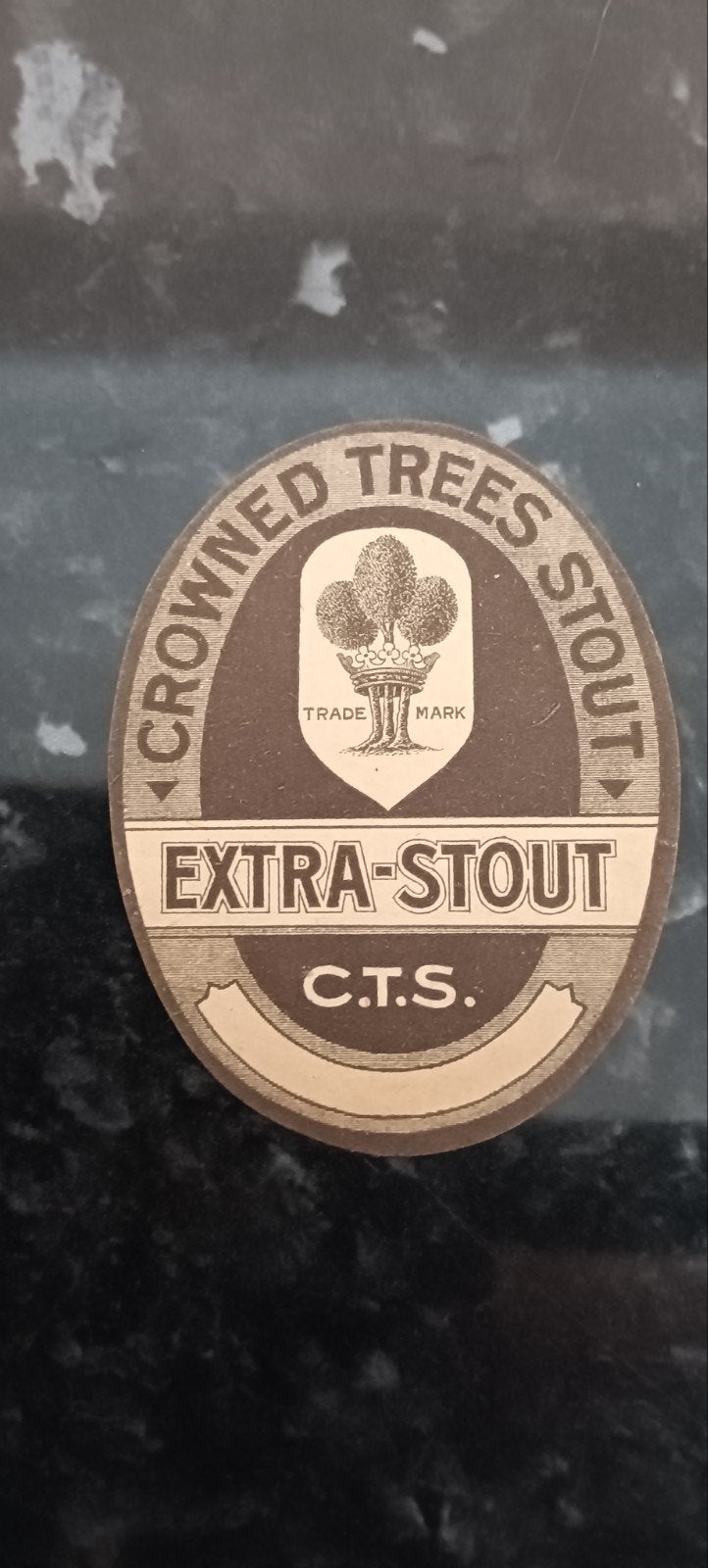 oud bieretlket extra stout TS oude br. WIELEMANS ceuppens Br, Ophalen of Verzenden