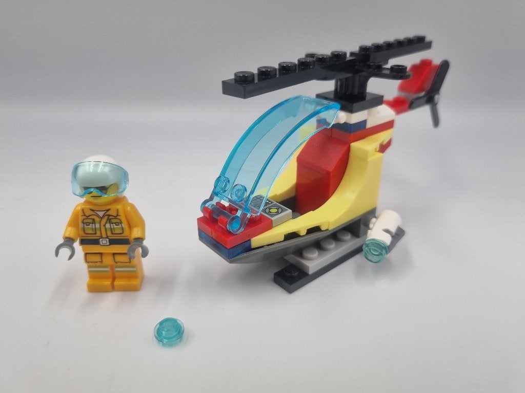 Lego City 30566 Fire Helicopter, Kinderen en Baby's, Speelgoed | Duplo en Lego, Zo goed als nieuw, Lego, Complete set, Compleet