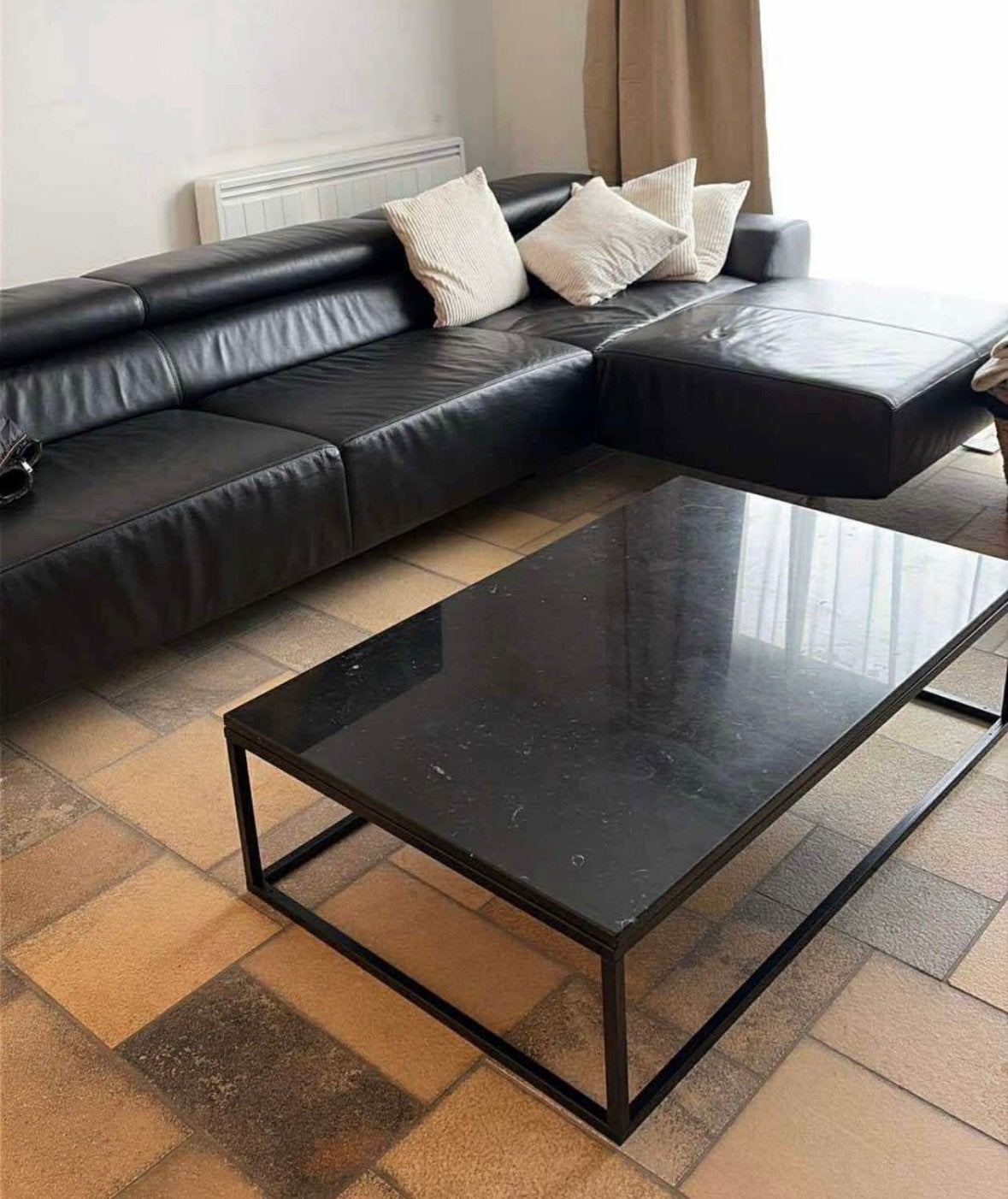 Table basse en marbre, Enlèvement, Comme neuf