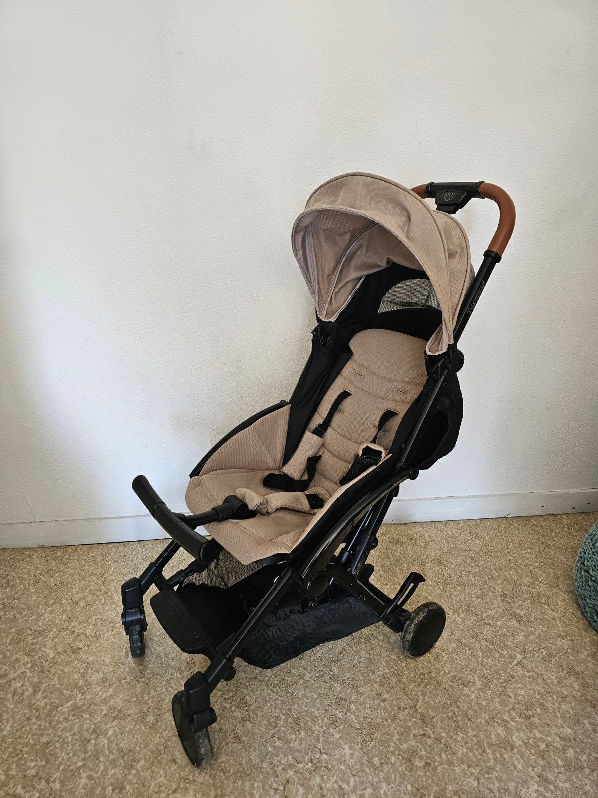 Pericles  Buggy – Beige / Zwart (In zeer goede staat), Enlèvement, Comme neuf, Autres marques, Ombrelle