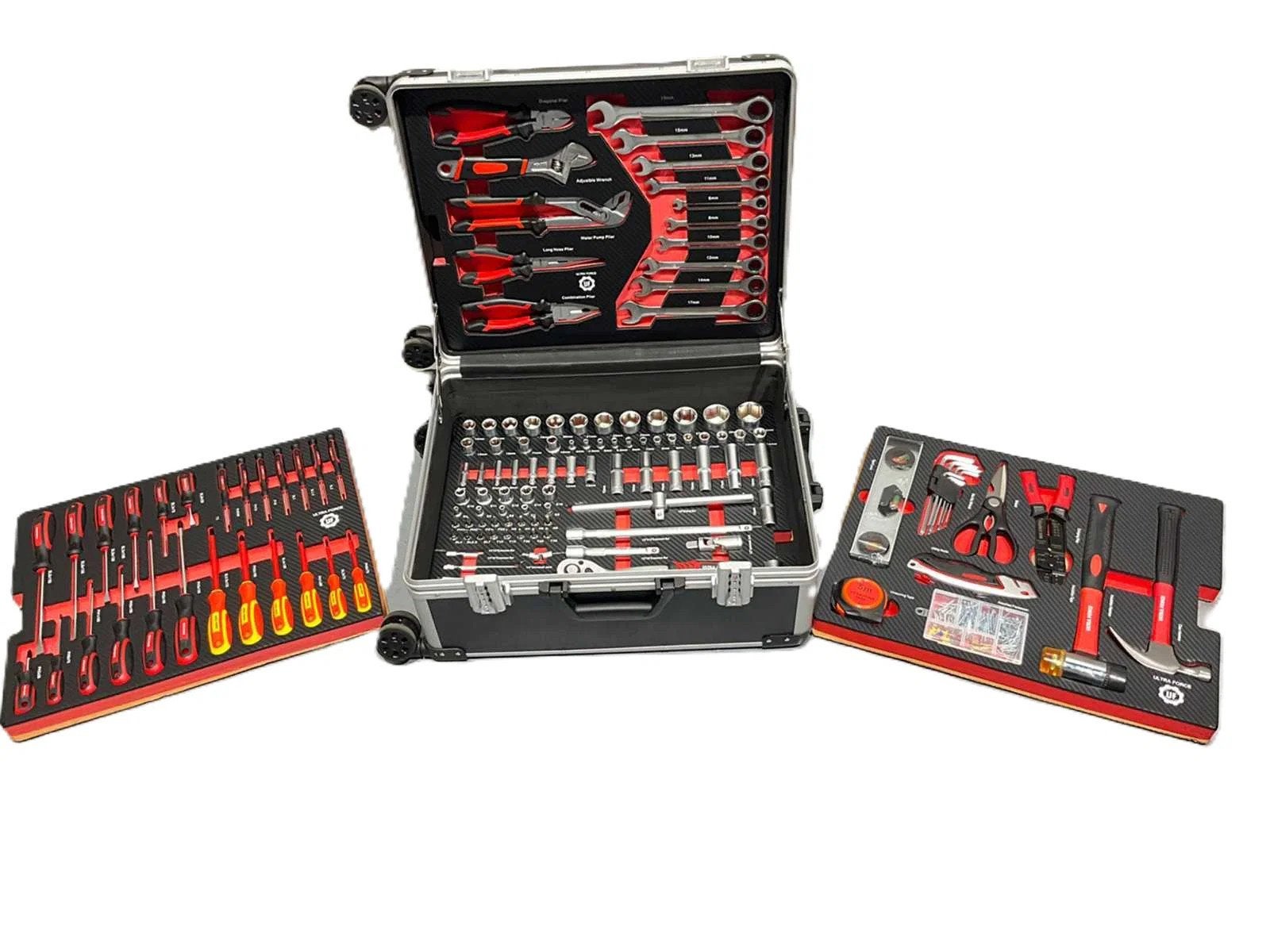 Ultra Force Equipment Gereedschapstrolley gevuld met 238 pcs, Neuf