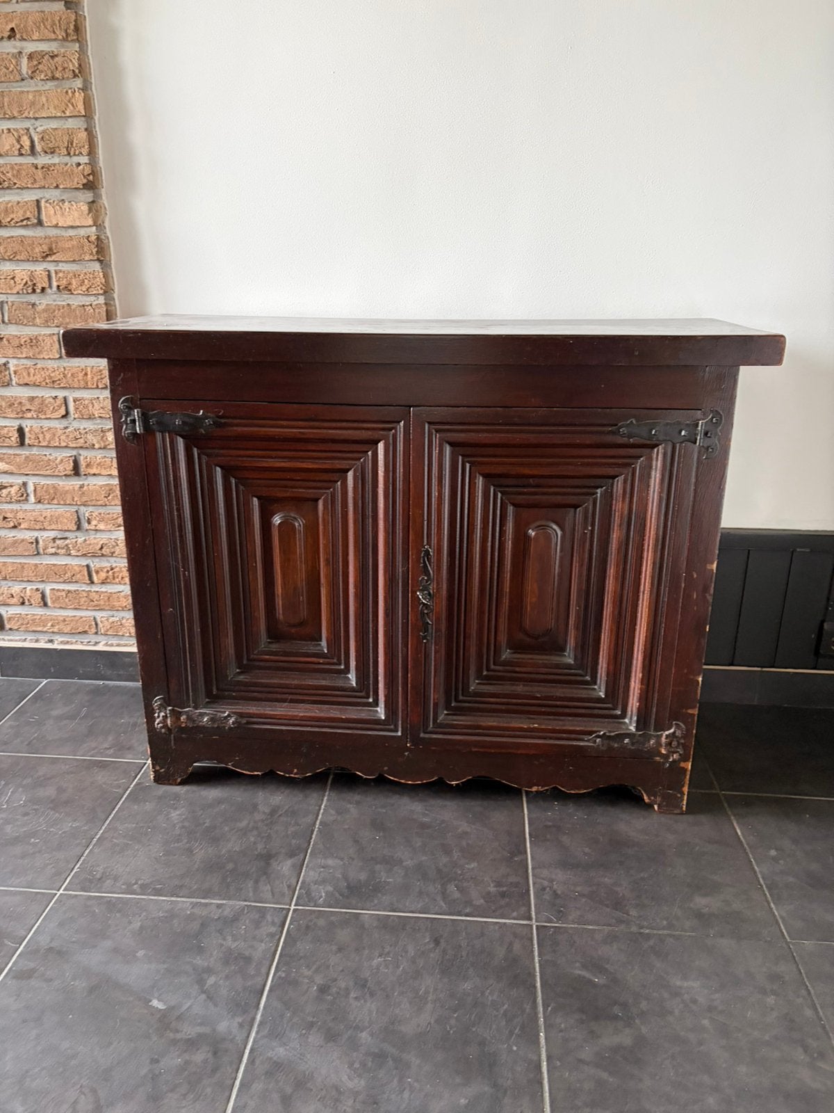 Armoire vintage en bois, Maison & Meubles, Enlèvement, Utilisé