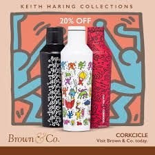 Keith Haring X Corcsicle canteen/fles (per stuk) Nieuw!, Ophalen of Verzenden, Nieuw
