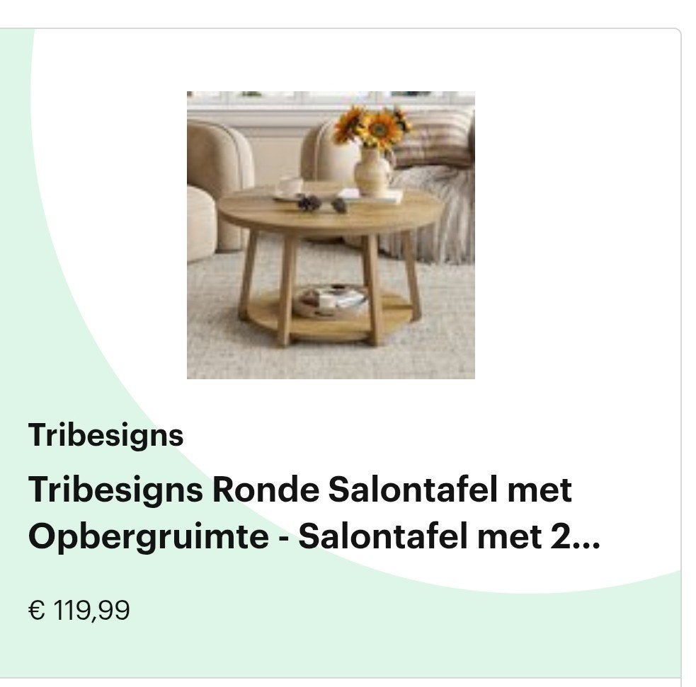 Nieuwe salontafel, Maison & Meubles, Tables | Tables de salon, Enlèvement