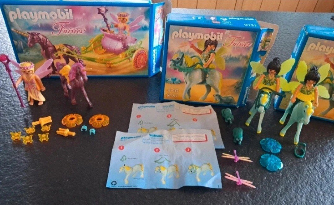 3x feeën (2x nieuw + 1x gebruikt), Kinderen en Baby's, Speelgoed | Playmobil, Ophalen