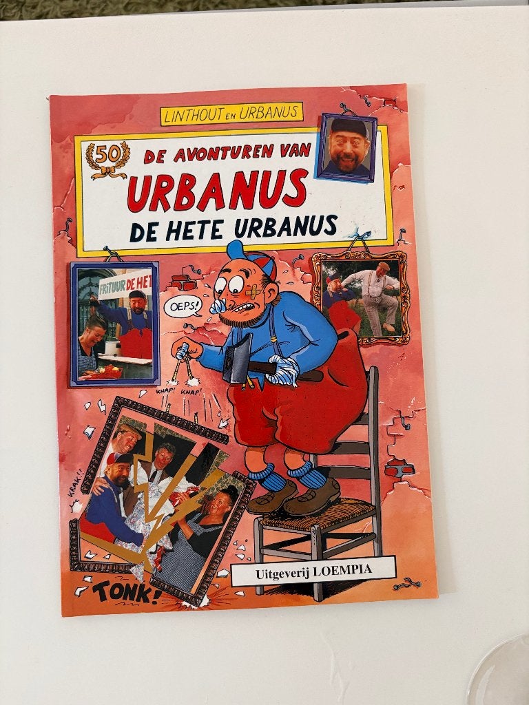 De avonturen van Urbanus De hete Urbanus, Ophalen, Linthout en Urbanus, Eén stripboek, Zo goed als nieuw
