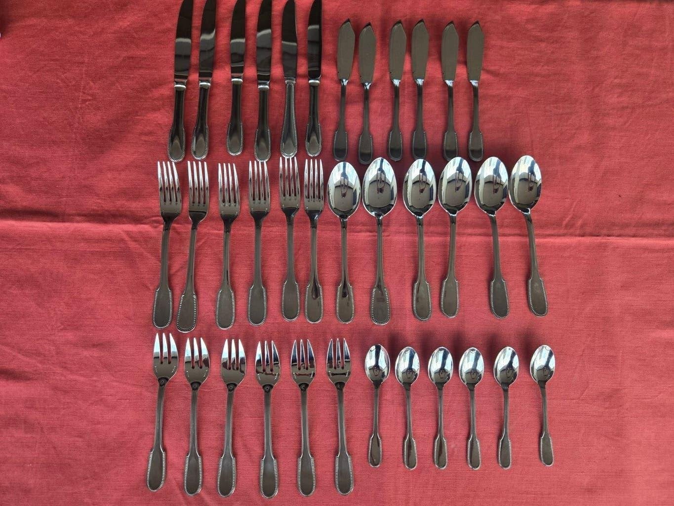 Superbe perle à motif trentenaire neuve en métal argenté, Maison & Meubles, Cuisine | Couverts, Neuf, Argent, Enlèvement ou Envoi