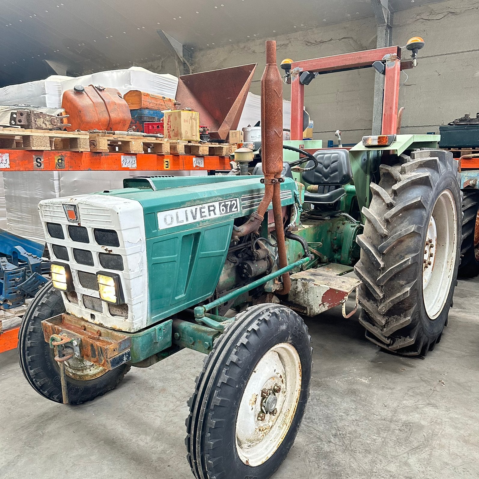 Oliver 672 met papieren, Zakelijke goederen, Ophalen