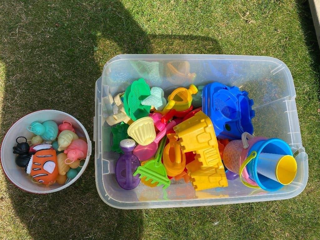 Zand speelgoed, Kinderen en Baby's, Speelgoed | Buiten | Zandbakken, Ophalen, Gebruikt