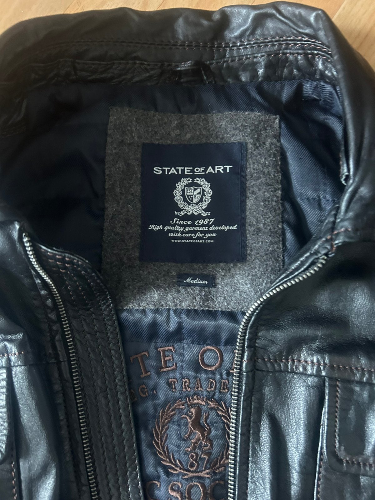 Veste en cuir homme, Kleding | Heren, Ophalen, Gedragen, Maat 48/50 (M), Zwart