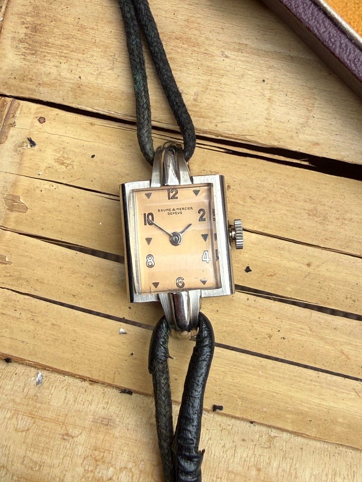 Baume et Mercier new old stock horloge, Montre-bracelet, Autres marques, 1930 à 1960, Enlèvement ou Envoi