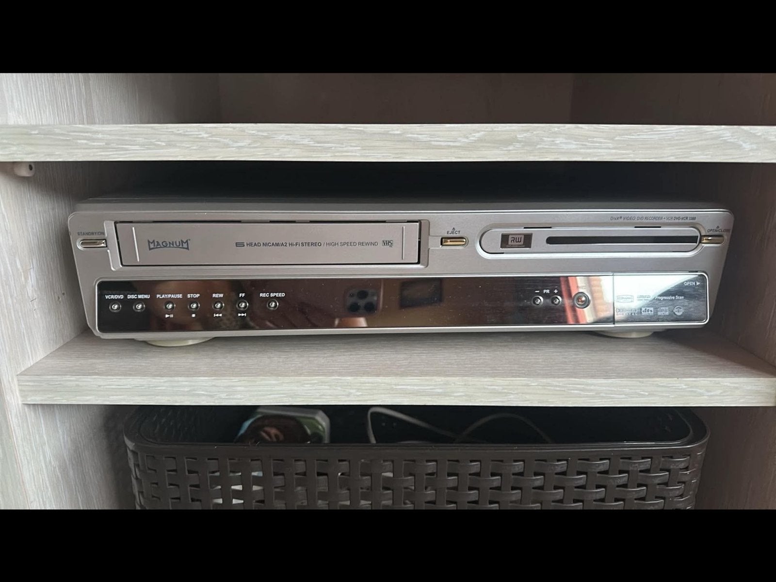Lecteur vidéo VHS, Enlèvement, Comme neuf, Enregistreur DVD, Autres marques