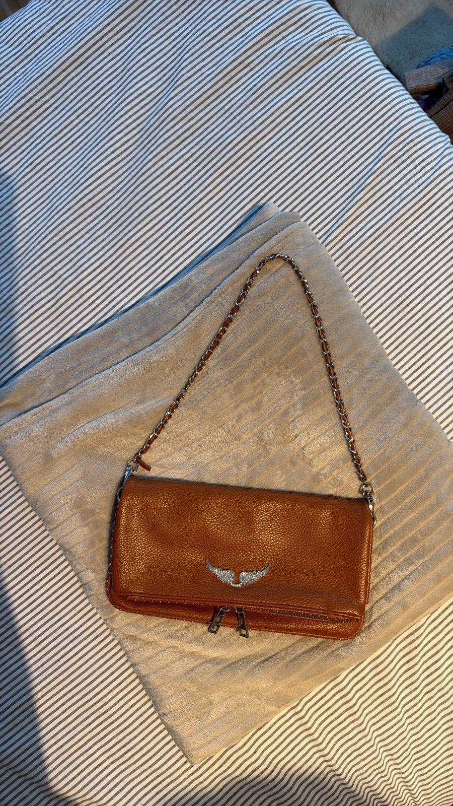 Zadig & voltaire bag bruin, Handtassen en Accessoires, Ophalen, Zo goed als nieuw, Bruin