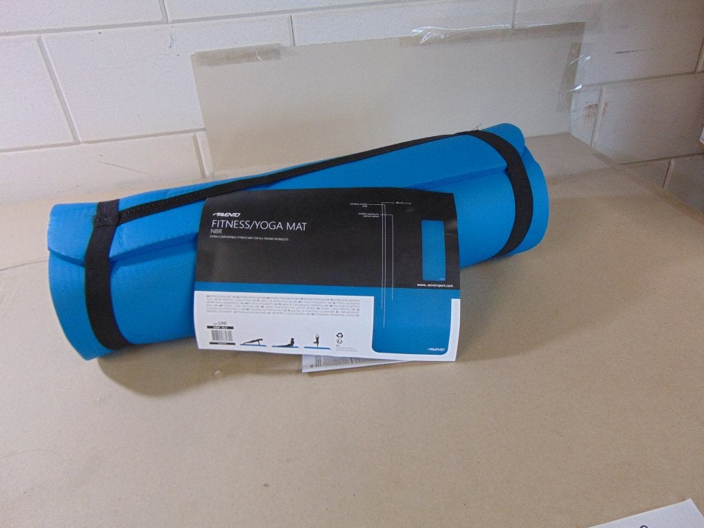 Avento Fitness / Yoga Mat Blauw, Niet ingevuld, Niet ingevuld, Ophalen of Verzenden, Fitnessmat