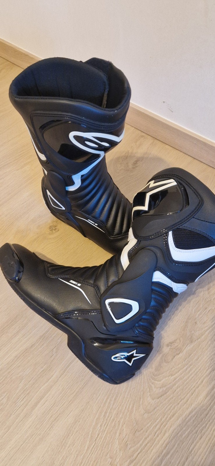 ALPINESTARS SMX-6 V2 Black-White, Motoren, Ophalen, Tweedehands, Heren, Alpinestars