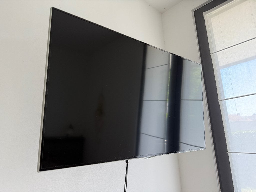 Samsung 46 inch tv + stevige muurbeugel, LED, 60 à 80 cm, 120 Hz, Comme neuf