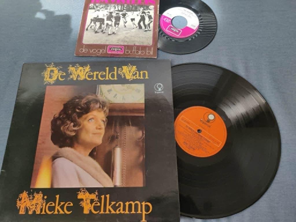 De wereld van mieke telkamp + Tim visterin (de vogel, disq v, Cd's en Dvd's, Vinyl | Nederlandstalig, Ophalen of Verzenden