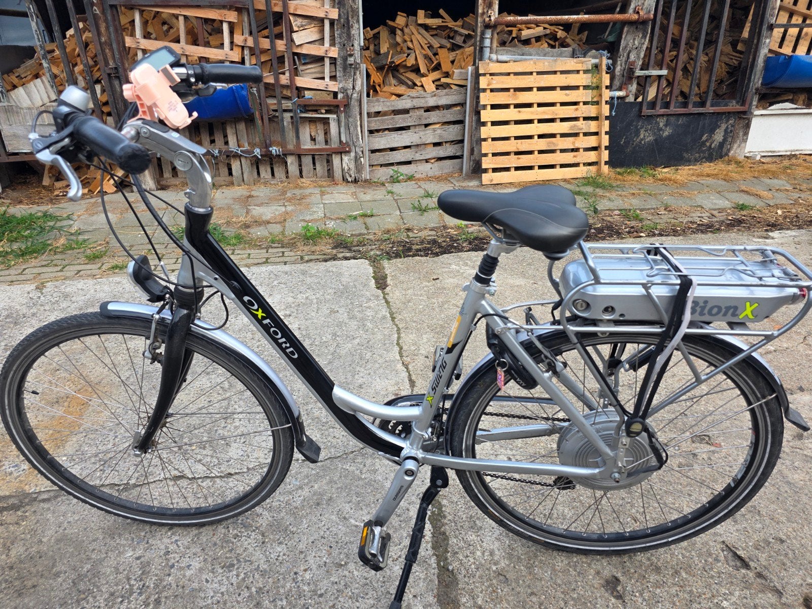 elektrische fiets van oxford, Ophalen, Gebruikt, 50 km per accu of meer, Overige merken
