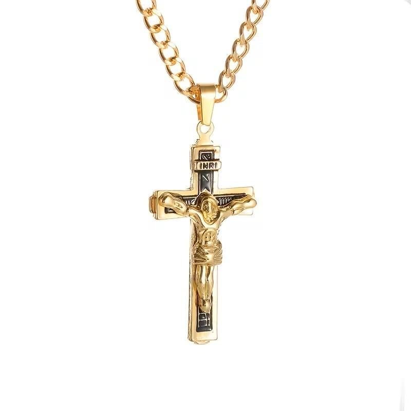 Ketting met kruisje Nieuw, Overige materialen, Nieuw, Ophalen of Verzenden, Kruis of Symbool