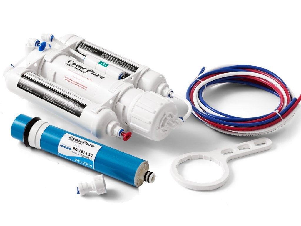 Osmose apparaat OsmoPure 50 BA - 190L p/dag voor euro 39,95, Verzenden, Inclusief slangen, Nieuw, Filter
