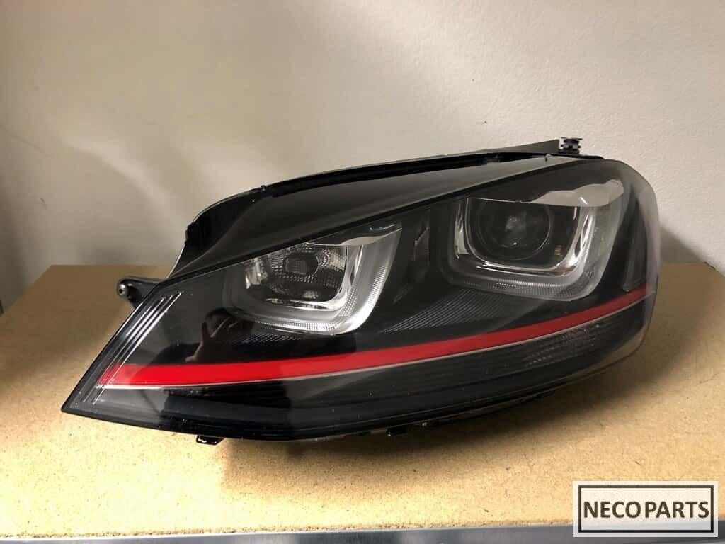 VW GOLF 7 GTI XENON LED KOPLAMP ORIGINEEL ALLES LEVERBAAR !!, Gebruikt, -, Volkswagen, -