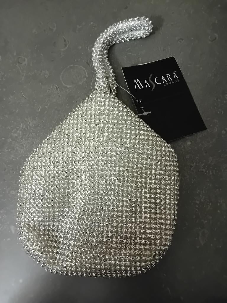 Feesttasje mascara london, Handtassen en Accessoires, Ophalen, Nieuw, Avondtasje