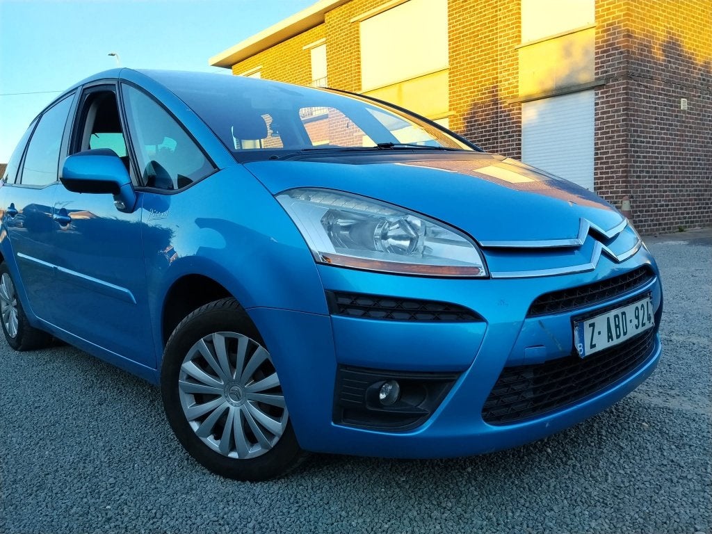 CITROEN C4 GRAND PICASSO/1.6 BENZINE/GEKEURD/GARANTIE, Auto's, Monovolume, Blauw, C4 (Grand) Picasso, Bedrijf