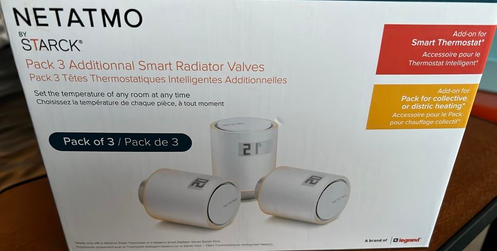 Netatmo 3xsmart thermostatische kraan trv, Bricolage & Construction, Enlèvement ou Envoi, Neuf, Thermostat