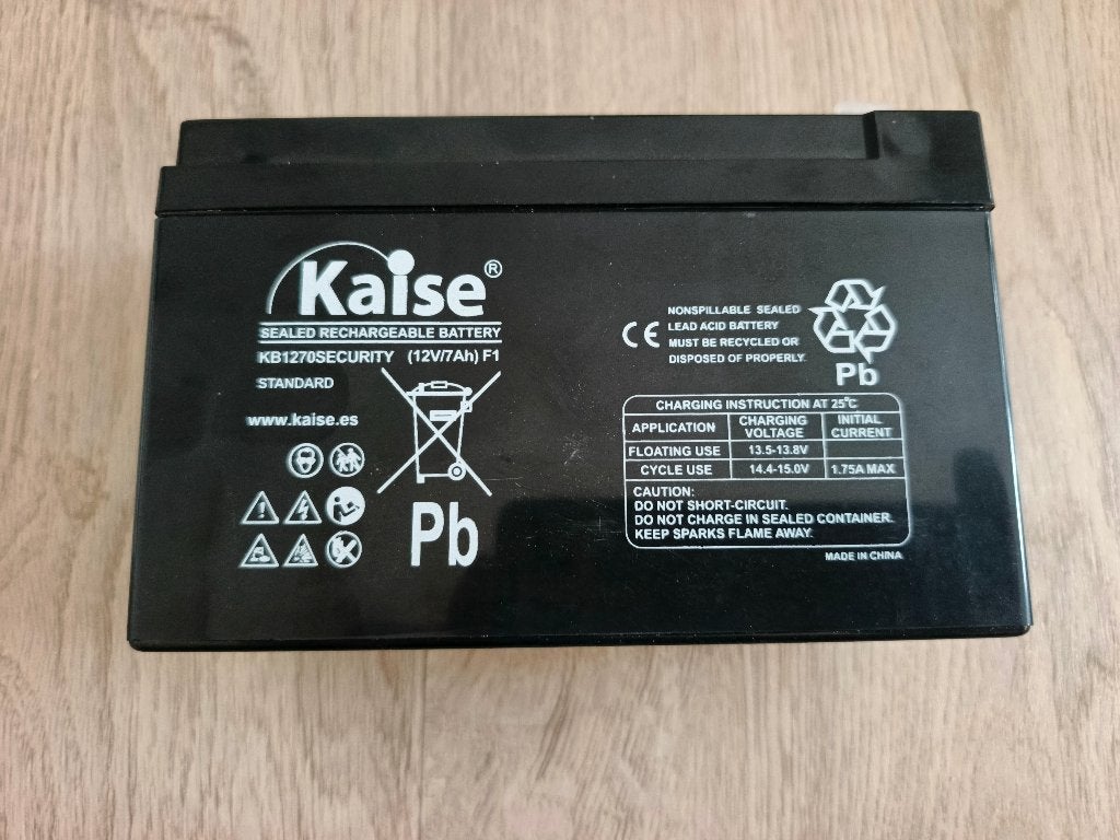 Batterie Kaise 12V 7Ah KB1270SECURITY – neuve, Autos : Pièces & Accessoires, Neuf