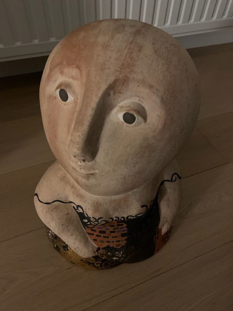 Keramiek beelden, Ophalen, Groep mensen, 20 - 50 cm, Steen of Keramiek