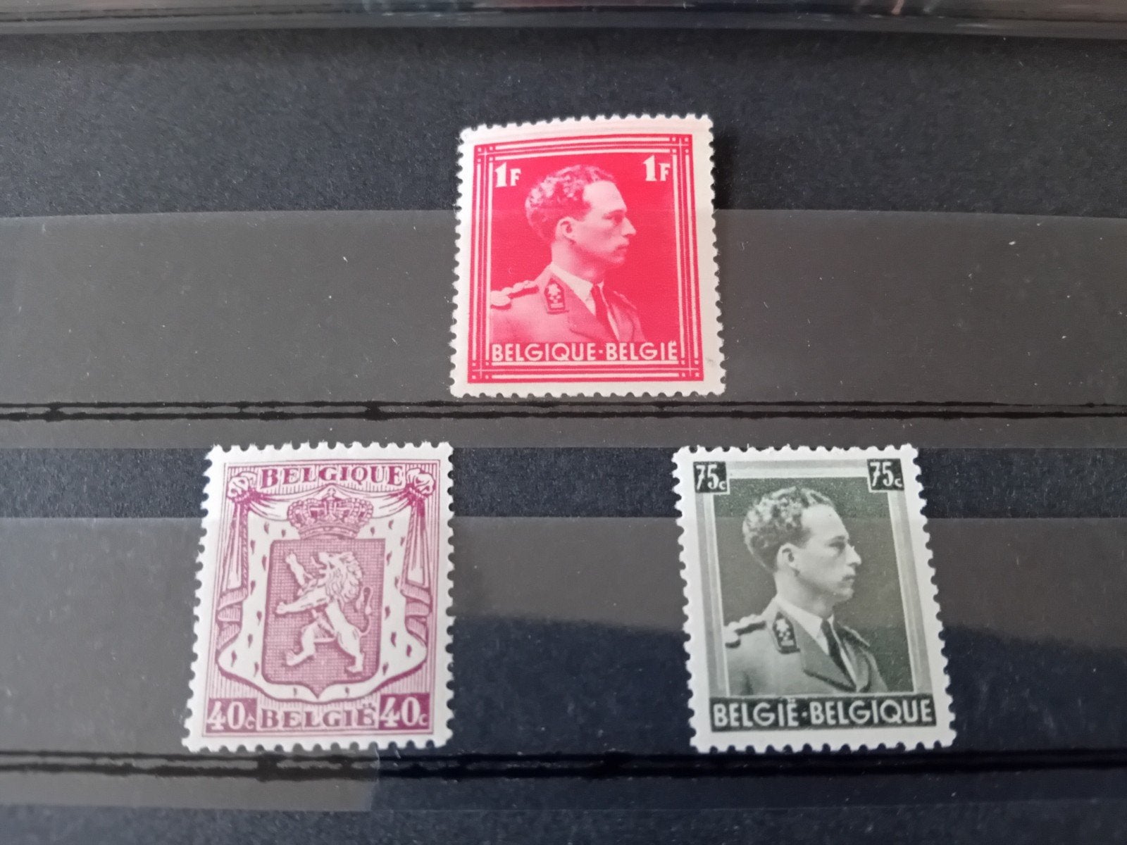 Timbres de Belgique n 426**-479/480* lot 632B, Envoi, Neuf