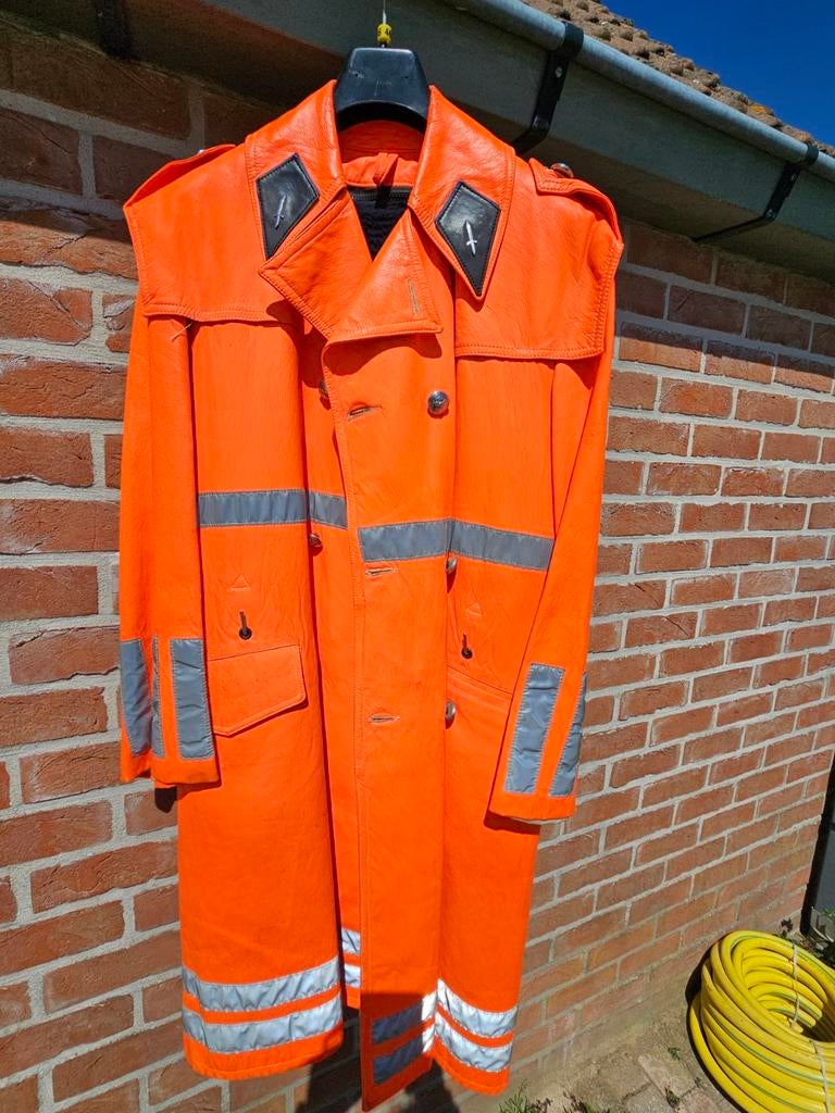 politie / rijkswacht regenjas gevoerd, Verzamelen, Militaria | Algemeen, Ophalen of Verzenden