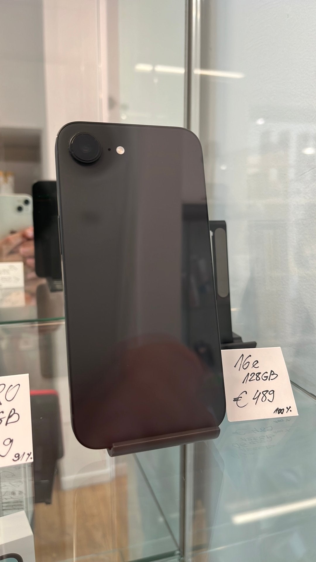 Iphoen 16e 128Gb, Ophalen, Zo goed als nieuw, IPhone 16e, Zwart
