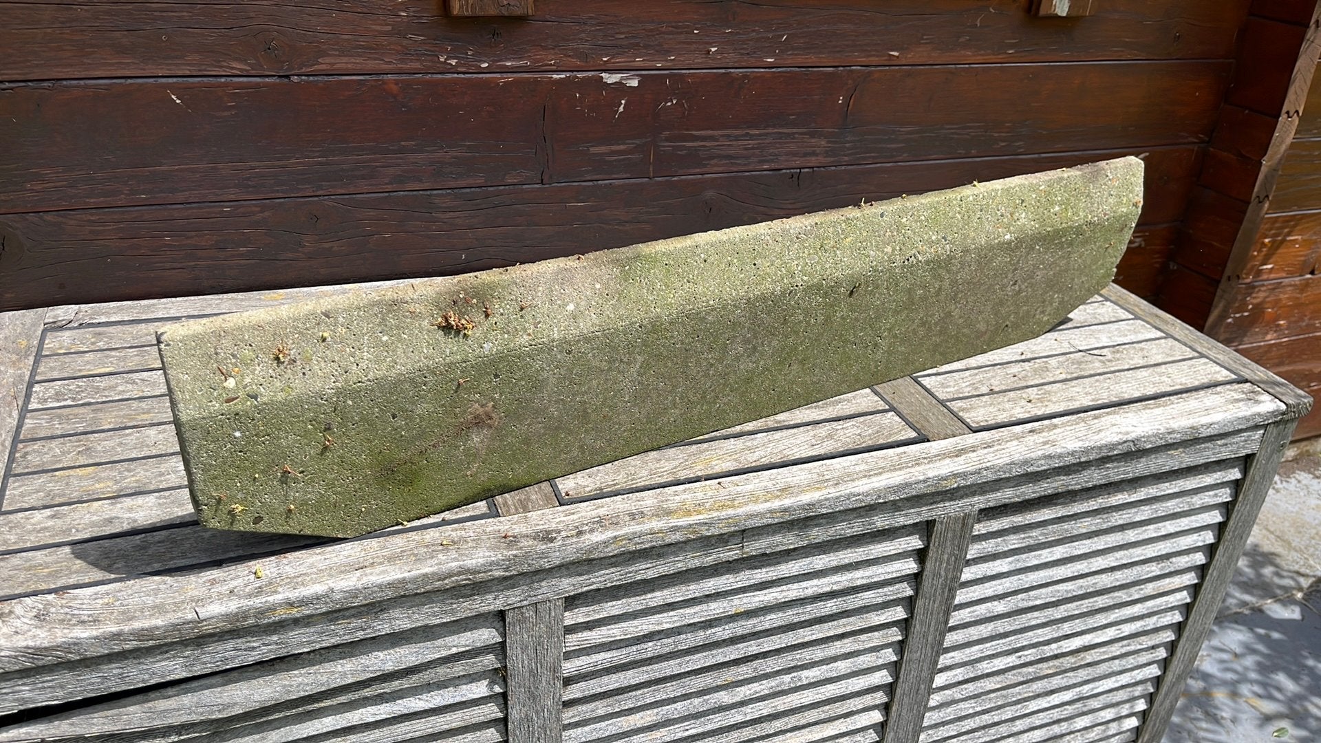 16x 1m boordsteen DxH 3x20cm, Ophalen, 100 tot 200 cm, Zo goed als nieuw, Minder dan 25 cm