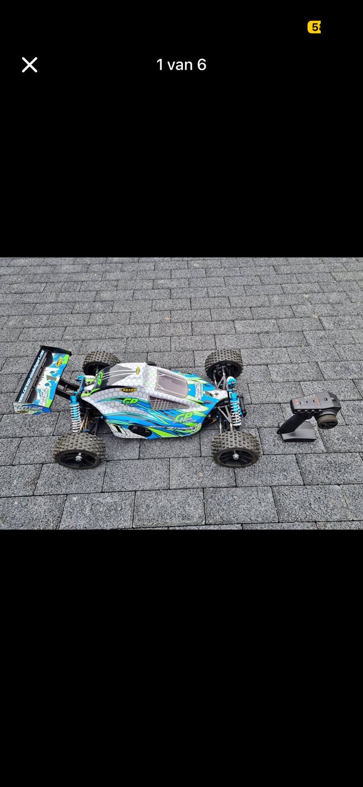 Carson dirt attack 1/5.  30cc rc., Hobby en Vrije tijd, Modelbouw | Radiografisch | Auto's, Ophalen, Zo goed als nieuw