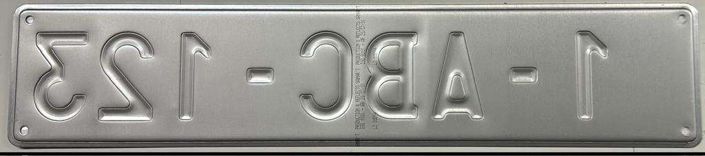 Plaque immatriculation alu, Autos : Pièces & Accessoires, Autres pièces automobiles, Neuf, Enlèvement ou Envoi, ., Daihatsu