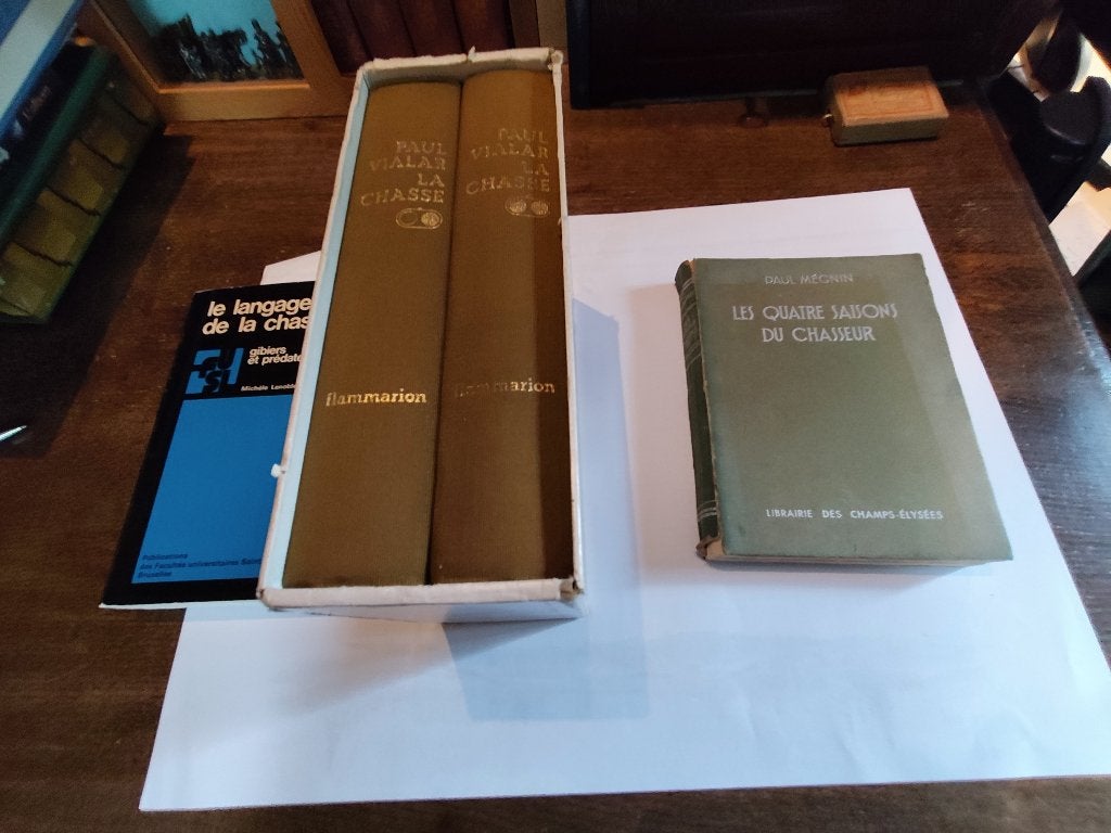 Chasse. 3 livres dont P Vialar, la chasse..., Livres, Envoi, Utilisé, Autres sujets/thèmes